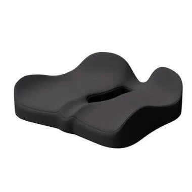 Seat Cushion for Back Relief Memory Foam Tailbone Support Hip Comfort Office Home Ischial Tuberosity Pillow Black