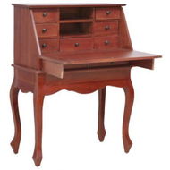 Detailed information about the product Secretary Desk Brown 78x42x103 Cm Solid Mahogany Wood