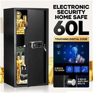 Detailed information about the product Security Box Digital Safe Electronic 60L Key Lock Fingerprint Steel Money Jewellery Deposit Cash Password Home Office