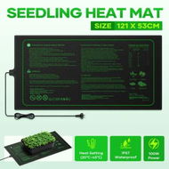 Detailed information about the product Seedling Heating Mat 100W Plant Seed Germination Propagation Warm Heat Pad Sprout Indoor Gardening Hydroponic Greenhouse Start Trays 121x53cm