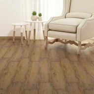 Detailed information about the product Self-adhesive PVC Flooring Planks 2.51m 2mm Walnut Brown.