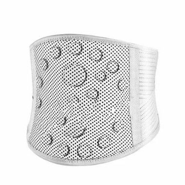 Self-Heating Lower Lumbar Support Belts Back Relax For Sciatica Scoliosis Herniated Disc Decompression Brace Color Grey Size 2XL