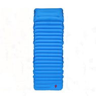 Detailed information about the product Self inflating Air Mattress Wide Sleeping Pad Splice Inflatable Bed Beach Camping Mat Blue