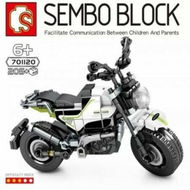 Detailed information about the product SEMBO Corvette Rambo 300 701120 Technique Motor Bike Building Blocks Toy