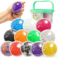 Detailed information about the product Sensory Stress Balls Set For Kids And Adults - 12 Pack Water Bead Filled Balls For Relax Decompress And Focus - Squishy Toy