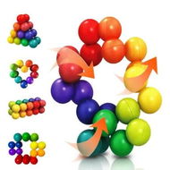 Detailed information about the product Sensory Toys Autism Kids Rainbow Ball 0.7 Inch Autistic ADHD Fidget Quiet Cool Travel Easter Christmas Stocking Stuffer Gift Ages 3+