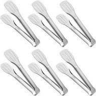 Detailed information about the product Serving Tongs Kitchen Tongs Buffet Tongs Stainless Steel Food Tong Serving Tong Small Tongs 6 Pack (7 Inch)