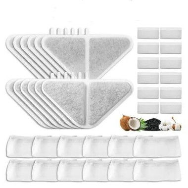 Set Of 12 Replacement Filter For Automatic Pet Fountain Cat Water Fountain For Water Dispenser