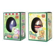 Detailed information about the product Set of 2 Surprise Growing Hatching Rainbow Egg Kids Toys (Duck+Rabbit)