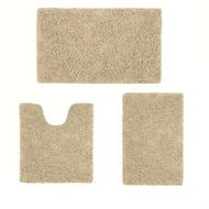 Detailed information about the product Set of 3 Ultra Soft Non Slip Chenille Absorbent Shaggy Bath Mat Rugs for Bathroom Tub Shower Toilet Camel