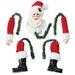 Set of 5 Christmas Tree Topper Decor Santa Claus with Head Arms and Legs for Tree Ornaments Christmas Gift. Available at Crazy Sales for $34.99