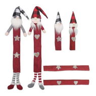 Detailed information about the product Set of 6 Gnome Christmas Refrigerator Handle Covers Adorable Kitchen Appliance Protectors for Microwave Oven Dishwasher Fridge