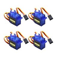 Detailed information about the product SG90 Micro Servos, 4PCS Mini Servo for Robot Helicopter Airplane RC Car Boat and Other Models (4PCS)