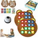 Shape Matching Game,Geometric Shape Quick Matching Board Game, Cute Bear Shaped Checkerboard Interactive Board Games for Two Players. Available at Crazy Sales for $14.99
