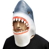 Detailed information about the product Shark Costume Mask Latex Halloween Masquerade Carnival Party Novelty Animal Fish Headgear Fancy Dress Cosplay