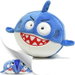 Sharky 3 in 1 Plush Shark Dog Chew Toy with Squeaky Ball Inside for Aggressive Chewers, Super Interactive for Small and Large Breed, Blue. Available at Crazy Sales for $17.95