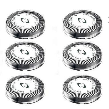 Shaver Heads Replacement Philips Norelco 6Pcs HQ56 HQ3 HQ4 HQ55 HQ6 HQ300 HQ442 HQ916 HS190 HQ6990 Electric Razor Durable Precision