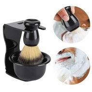 Detailed information about the product Shaving Brush Set Shaving Bowl Shaving Brush Stand Acrylic Shaving Brush 3 PCS For Shave Beard