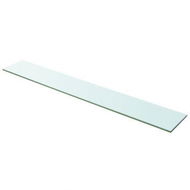 Detailed information about the product Shelf Panel Glass Clear 100x15 cm