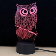 Detailed information about the product Shining Td182 Led Lamp 7 Color Changing LED 3D Lamp Owl Touch Atmosphere Night Light