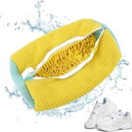 Detailed information about the product Shoe Bag Cleaning Bag for Washing Machine Portable Reusable Shoe Bag for Laundry in Yellow