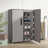 Detailed information about the product Shoe Cabinet Grey 60x28x90 cm Fabric