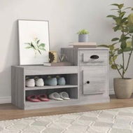 Detailed information about the product Shoe Cabinet Grey Sonoma 100x42x60 cm Engineered Wood