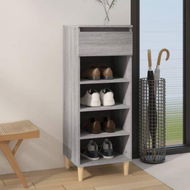 Detailed information about the product Shoe Cabinet Grey Sonoma 40x36x105 Cm Engineered Wood