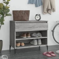 Detailed information about the product Shoe Cabinet Grey Sonoma 70x36x60 cm Engineered Wood