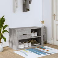 Detailed information about the product Shoe Cabinet Grey Sonoma 80x35x45 Cm Engineered Wood