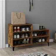 Detailed information about the product Shoe Cabinet Smoked Oak 102x36x60 Cm Engineered Wood