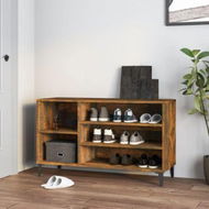 Detailed information about the product Shoe Cabinet Smoked Oak 102x36x60 Cm Engineered Wood