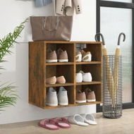 Detailed information about the product Shoe Cabinet - Smoked Oak - 52.5x30x50 Cm