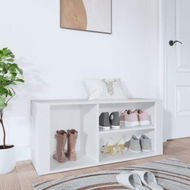 Detailed information about the product Shoe Cabinet White 100x35x45 Cm Engineered Wood