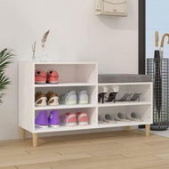 Detailed information about the product Shoe Cabinet White 102x36x60 Cm Engineered Wood