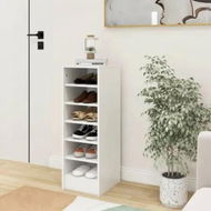 Detailed information about the product Shoe Cabinet White 31.5x35x90 cm Engineered Wood