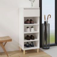 Detailed information about the product Shoe Cabinet White 40x36x105 Cm Engineered Wood