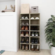 Detailed information about the product Shoe Cabinets 2 Pcs Sonoma Oak 27.5x27x102 Cm