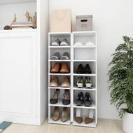 Detailed information about the product Shoe Cabinets 2 pcs White 27.5x27x102 cm Engineered Wood