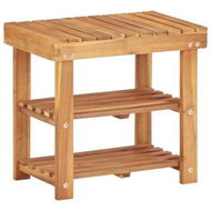 Detailed information about the product Shoe Rack 50x32x45 Cm Solid Acacia Wood