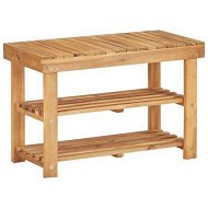 Detailed information about the product Shoe Rack 70x32x46 Cm Solid Acacia Wood
