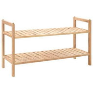 Detailed information about the product Shoe Rack Solid Walnut Wood 69x26x40 Cm