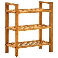 Detailed information about the product Shoe Rack with 3 Shelves 50x27x60 cm Solid Oak Wood