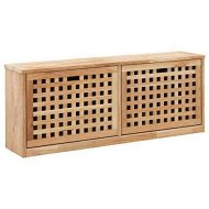 Detailed information about the product Shoe Storage Bench 94x20x38 cm Solid Walnut Wood