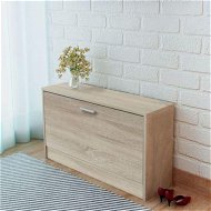 Detailed information about the product Shoe Storage Bench Oak 80x24x45 cm