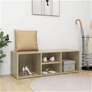 Detailed information about the product Shoe Storage Bench Sonoma Oak 105x35x35 Cm Engineered Wood
