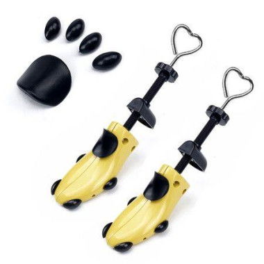 Shoe Stretcher 4-Way Adjustable Shoe Expander Widener Trees For Women Men (Yellow)