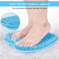 Detailed information about the product Shower Foot Scrubber Mat with Non Slip Suction Cups, Cleans, Smooths, XL Larger Size