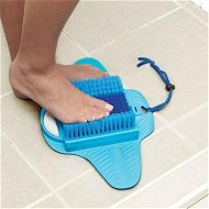 Detailed information about the product Shower Foot Scrubber with Pumice Stone, Foot Clean, Smooth, Exfoliate and Massager