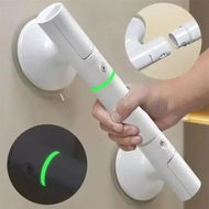 Detailed information about the product Shower Grab Bar for Bathroom with Safety Luminous Circles,Bathroom Safety Handrail Support,For Disabled Elderly Pregnant,No Drilling